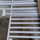 71 Inch Extra Tall Pet Gate for Cats, 29.5-43" Adjustable Wide Dog Gates, Pressure Mounted Walk Through Tall Cat Gate for Doorways,Hallway,Stairs,HouseWhite