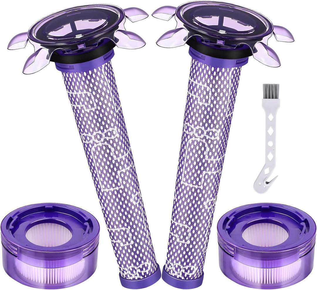 Upgraded V8 Filter for Dyson V8 V7 New Version / SV25 / SV37 / V8 Animal Extra Cordless V8 FOCUS Mattress Vacuum Cleaner Replacement Parts Accessories Filters