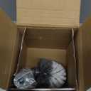 MR.SIGA Toilet Bowl Brush and Holder, Premium Quality, with Solid Handle and Durable Bristles for Bathroom Cleaning, Black, 1 Pack (One Size)