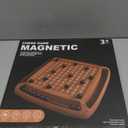 Magnet Game, Magnetic Game Chess 40 Pieces, Family Games for Kids and Adults, Board Game for Kids 8-12 Family Games Night 2-4 Players, Gifts for Teens Kid (Brown)