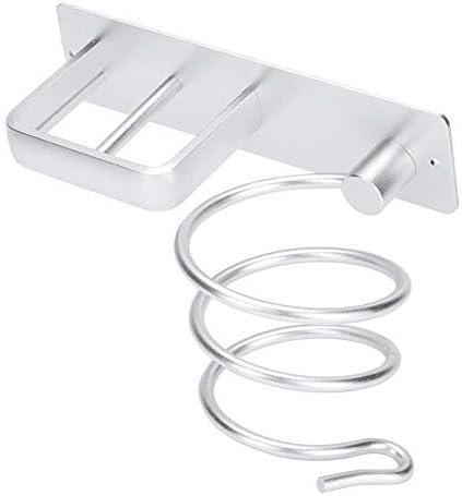 Aluminum Wall Mount Hair Care Hot Styling Tool Storage Organizer Shower Caddy Hair Dryer Flat Irons Curling Wands Hair Straighteners Holder Racks for College Dorm Bathroom Toilet