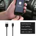 iPhone 15/16/17 Car Carplay Cable, USB A to USB C Cable for iPhone 17Air, 17E/16E, 15/16/17 Pro Max, Plus,iPad 10th Gen,iPad Pro 12.9/11, Air 5th/4th Gen,Mini 6th Gen Charger Cord,Car Charging Cable