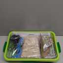 Klever Kits Dinosaurs Sensory Bin Toys for Toddlers with Glow in The Dark Dinosaurs, Sandbox with Lid Sand, Preschool Learning Activities Gifts for Boys Girls Age 3+ by JOVA