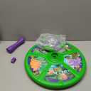 Flooyes Dinosaur Sit and Spin Toys for Toddlers Boys 1 2 3 Years Old, Birthday Gift for Boys Age 2-4 with LED Lights and Music, 360 Spin (Multicolour)