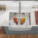 27 Farmhouse Kitchen Sink - Mocoloo 27 x 22 Stainless Steel Farm Sink Apron Front Ledge Workstation 16 Gauge Curved Apron Single Bowl Deep Basin