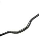 Himiway Mountain Bike Handlebars, Aluminum Alloy Riser Handlebar Mid Rise 50mm Diameter 31.8mm Length 720mm Extra Long Black Bicycle Handlebar for MTB, Road Bikes