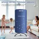 Portable Clothes Dryer, 900W Fast Drying & Large Load Capacity for Laundry and Shoes - Compact Mini Dryer Machine for Travel, Apartments, RV, Dorm Blue