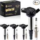 GDUKOP Sets of 4 UF596 Ignition Coil and 93501 Double Iridium Spark Plug Compatible with Toyota Corolla Prius Matrix CHR 20092017 Lexus CT200h 20112016 Scion iM xD Pontiac Vibe 1.8 L4 Replace# UF619