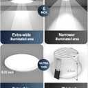 1-Pack 6 Inch Recessed Ceiling Light with Junction Box, 1050LM, 2700K-5000K 5CCT, Dimmable, Ultra-Thin LED Recessed Lighting for Kitchen, Bedroom, and Living Room