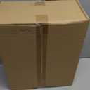 BESTSTAR 36 Pcs 12 oz Plastic Clear Gold Rim Ribbed Glasses, Origami Ripple Disposable Champagne Glasses Elegant Whiskey Glasses Ideal for Weddings, Bars, Christmas, Pool Party, Daily Use