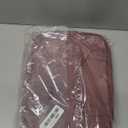 NISHEL Travel Toiletry Bag for women, Portable Hanging Organizer for Travel-Sized Shampoo, Conditioner, Brushes Set, Makeup Accessories, Medium Size, Rosewood-Pink