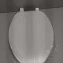 Bemis 170 Durable Plastic Toilet Seat, Elongated, White