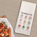 Christian Christmas Kitchen Towels, Religious Christmas Decor Dish Tea Towels, God Says You are Inspirational Bible Verses Xmas Decorative Hand Towels for Bathroom Decor, 16X24In