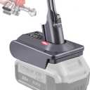 V8 Adapter for Dyson V8,for Dewalt 20V 60V Lithium Battery fit for Dyson V8 Handheld Vacuum Cleaner Compatible with V8 Animal V8 Absolute V8 Motorhead Pro V8 Fluffy V8 SV10 Cordless Vacuum Cleaners