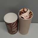 Satin Hair Wrap Towel, Double Layer Curly Hair Turban Towel for Women - Satin Hair Drying Towel for Curly Hair (Bronze)