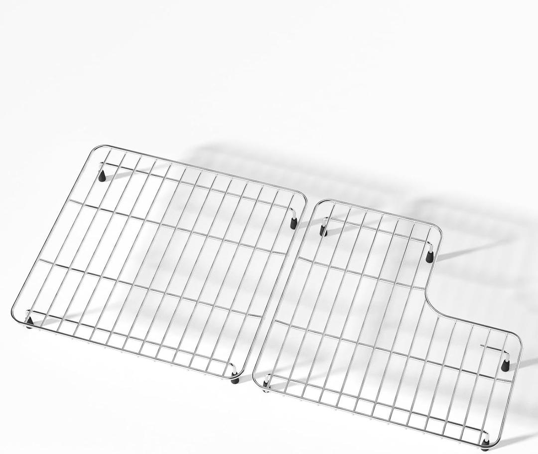 Sink Protectors for Kitchen Sink for Kohler K-6488 K-6 489 K-6639-ST, Sink Grate Grid for Bottom of Sink, Metal Sink Rack, Bottom Basin Rack, Stainless Steel,