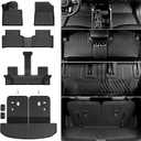 Floor Mats for 2021-2026 Kia Sorento 6&7 Seats (Not Fit Hybrid & PHEV), All Weather TPE Durable Trunk Cargo Mat with Backrest Mat for Kia Sorento