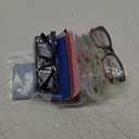 6 Pack Oprah Style Reading Glasses for Women Blue Light Blocking Computer Square Readers with Spring Hinge (Multicolor, 1.25, x)