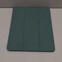 ZryXal New iPad Pro 12.9 Inch Case 2022/2021/2020(6th/5th/4th Gen) with Pencil Holder,Smart Case [Support Touch ID and Auto Wake/Sleep] with Auto 2nd Gen Pencil Charging (Midnight Green)