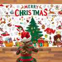Giant Christmas Coloring Poster Tablecloth for Kids, 3072 Jumbo Holiday Coloring Banner, Xmas Crafts & Activities for Parties, Classrooms, Kids Gifts