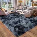 Rugs for Living Room 5x7, Soft Shaggy Modern Shag Area Rug for Bedroom, Upgrade Non-Slip Plush Fluffy Carpet for Kids Boys Girls Room Home Decor Aesthetic, Blue Grey