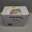 20 oz Tumbler with Handle and Lid, Stainless Steel Tumbler Insulated Travel Coffee Mug, Spill Proof Double Wall Vacuum Tumbler Cup Keep Drink Hot & Cold, Green, 6 Pack