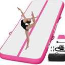 Air Mat Tumble Track, Gymnastics Mats Tumbling Track with Electric Air Pump for Home Use Cheerleading Training Kids Gym Yoga