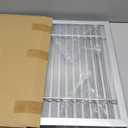 Door Louver Vent Two Sided, Door Vents for Interior Doors, Aluminum Door Air Vent Grille, Metal Louvered Door Vent, Through Door Vent for Bathroom Cabinet (20 * 12in)