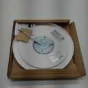 PHILIPS LED Flush Mount Ultra Thin Silver Ceiling Light  Bright White (3000K) 1500 Lumen (22W = 100W) No Bulbs Required