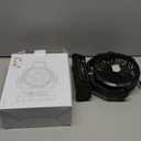 AJVV Campin Fan Dual Motor Rotation High Wind Black | Portable Fans Rechargeable with LED Light, 20000mAh, Remote Control, 13 Speeds for Indoor, Outdoor, Home, Tent, Fishing, Camping