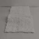 SUBRTEX Bathroom Rugs, 24" x 55" Chenille Bath Rug Soft Short Plush Bath Mat Soft Shower Mat Water Absorbent Shower Mat Quick Dry Machine Washable, White