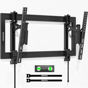 monTEK Heavy Duty Tilting TV Wall Mount Barckt for 3790" TVs up to 200 lbs  Low Profile, Universal Fit, Tilt & Swivel Adjustment, 6.8" Extension, Fits 16"/18"/24" Studs, Max VESA 600x400mm