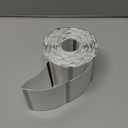 Clear Thermal Labels Vinyl 2 Inch Self-Adhesive Round Stickers Circle Roll Waterproof Printer Decals Package Seal for QR Code Envelope Office Retail Home 300 PCS