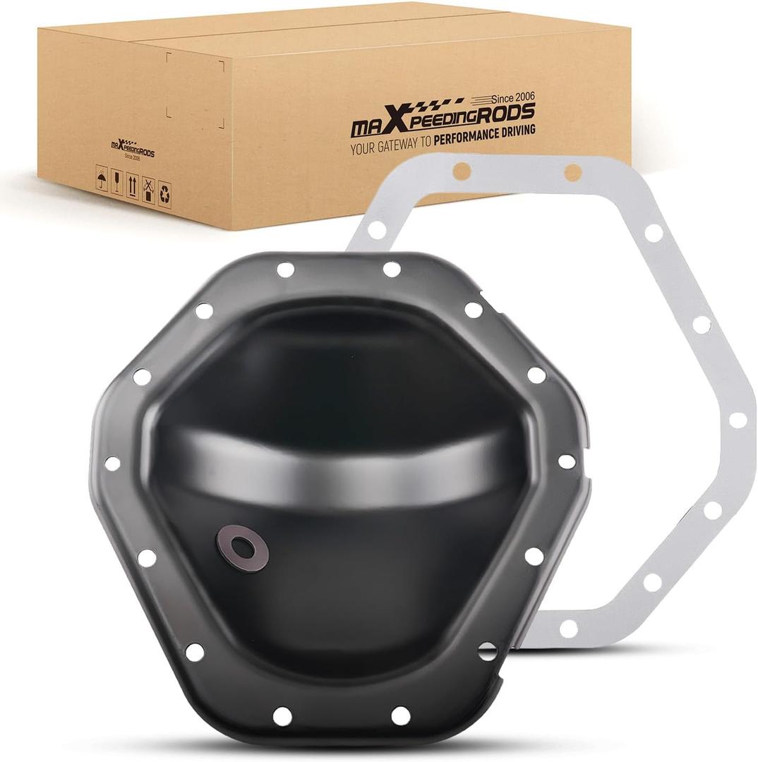 maXpeedingrods 697-703 Rear Differential Cover with Gasket & Magnet for Chevrolet Silverado 2500 GMC Sierra 2500 Avalanche 2500 Suburban C/K2500 C/K3500 Express Savana 2500/3500, 10.5 Inch 1985-2009