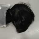 REECHO 24" Curly Wavy 4 Pieces Set Clip in Hair Extensions Natural Black