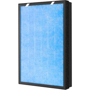 HSP002 True HEPA Filter Replacements for HSP002 Air Purifier Filters,3 in 1 H13 True HEPA Filter with Activated Carbon Pre-Filter