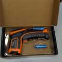 Kizen Infrared Thermometer Gun (LaserPro LP300) - Handheld Surface Thermometer for Griddle, Grill, Oven, Engine, & A/C - Laser Surface Temp Reader -58F to 1112F - Heat Detector, Temperature Sensor Gun
