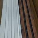 3D Textured Wood Slat Wall Panels 16 Pack - Waterproof PS Fluted Faux Wood Paneling (43.3"x4.7") Easy Adhesive Installation, Classic Walnut