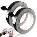 2 Rolls Rubber Grip Tape, 0.8In x 33Ft Ultra-Thin Strong Adhesive Anti Slip Tape Waterproof Heat Resistant Wear-Resistant Cushion Pad, Making Handles or Contact Surfaces Safer, with Grip and Comfort