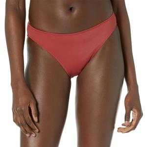 Amazon Essentials Womens Classic Bikini Swimsuit Bottom (Medium, Brick Red)