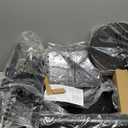 Height Adjustable Rolling TV Stand for 37-86 Inch TV up to 110 Pounds, Portrait to Landscape, Heavy Duty Mobile TV Cart with Shelf Max VESA 600x400mm (Black)