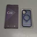 for iPhone 17 Case: with 360 Spin Magnetic Stand, Camera Control Button, Fit for MagSafe, Military Drop Protection, Protective Slim Phone Cover for iPhone17 with Ring Kickstand, 6.3", Blue