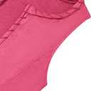 Daddy's New Fishing Buddy Girls Kids 60s 70s Outfits Disco Hippie Costume Fringe Vest Set (Pink)