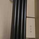 Curtain Rods 2 Pack 66 to 120 Inch, HOTOZON Curtain Rods for Windows, 3/4 Inch Single Drapery Rod with Netted Finials, Antique Bronze