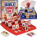Garybank Guess Bible Who Am I Game 2nd Edition, Another 24 Classic Bible Characters with Life Story & Verse Cards, Biblical Study Supplies for Sunday School & Youth Group, Christian Gift for Kids, 9.8 x 9.8 x 0.1 inches
