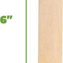 Gusto [1000 Count] Jumbo 6 Inch Wooden Multi-Purpose Popsicle Sticks, Craft Sticks for ICES, Ice Cream, Waxing, Tongue Depressor Wood Sticks -(Formerly Comfy Package) (Natural)