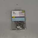 Zenna Home 12 Pack Brushed Nickel Double Roller Hooks