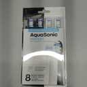 AquaSonic Genuine Duo PRO 8-Pack Replacement Brush Heads - Upgraded Proflex Brush Heads for Improved Plaque Removal - ADA Accepted - Genuine AquaSonic