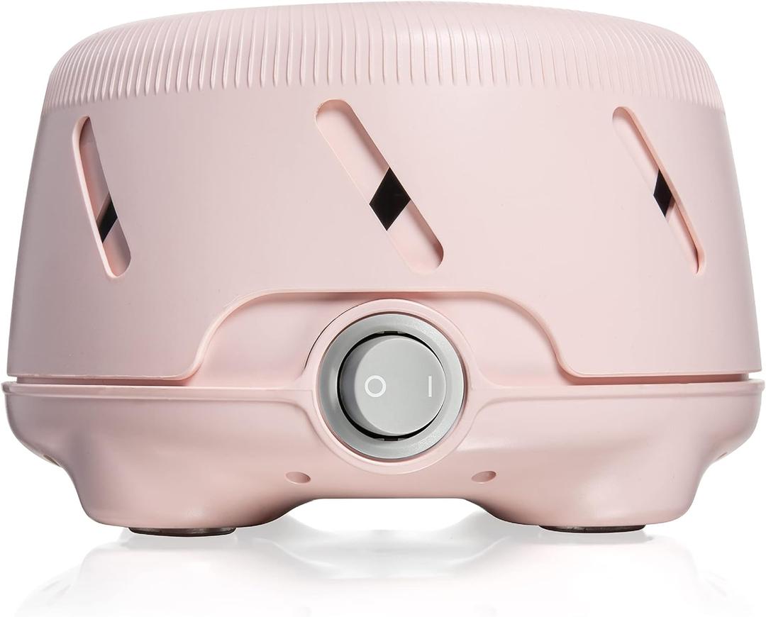 Yogasleep Dohm Uno White Noise Sound Machine, Natural Pink Noise from a Real Fan, Adjustable Tone & Noise Canceling for Office Privacy & Meditation, Sleep Aid for Travel, Baby & Adults (Pink)