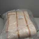 DCX Beige Machine Washable 6x9 Area Rug, Midcentury Modern Non Slip Stain Resistant Rug 6x9 for Living Room, Playroom, Dining Room, Soft 0.25" Low Pile Large Carpet (Orange)